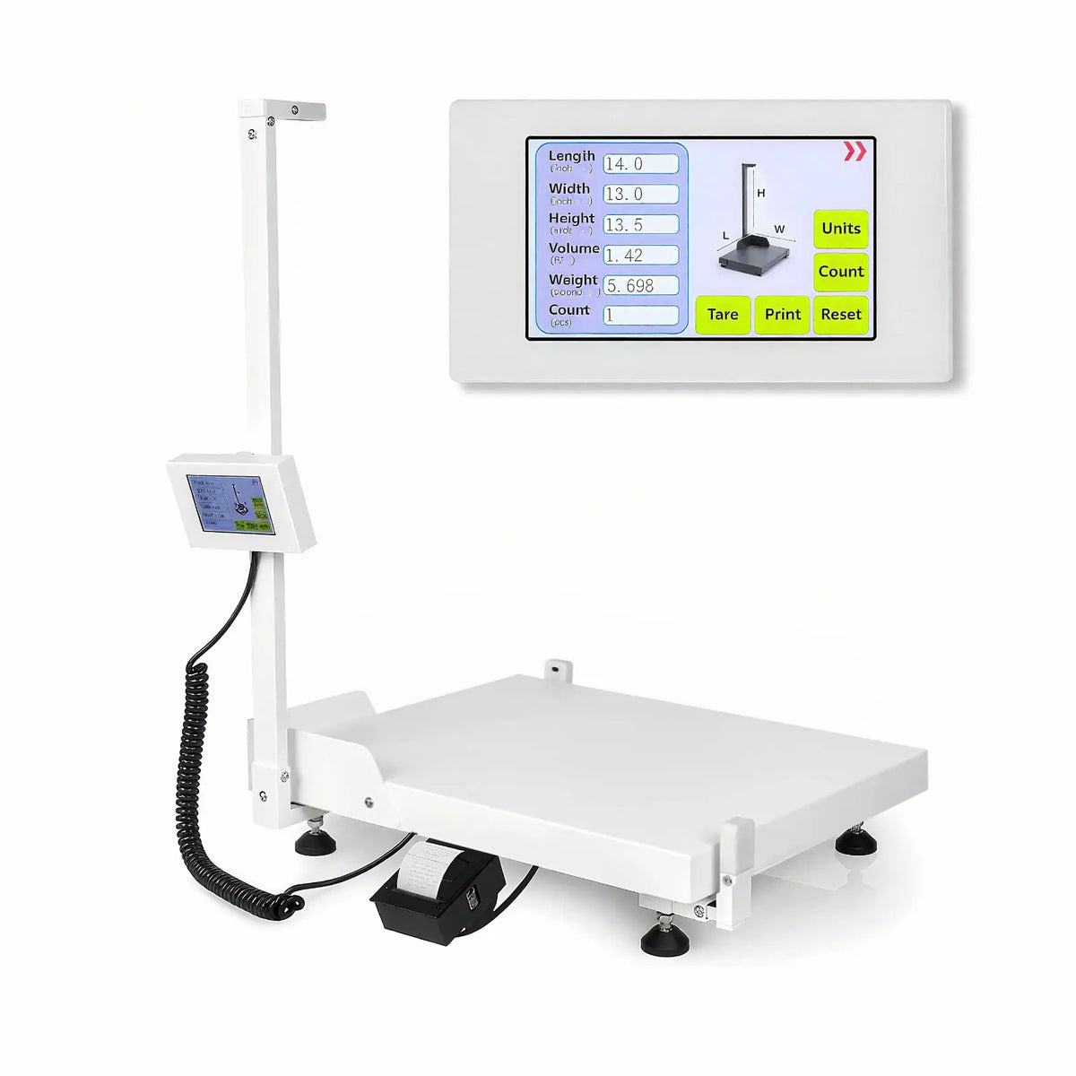 Auto Dimension & Weight Scale with LCD Display
