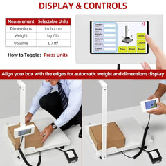 Auto Dimension & Weight Scale with LCD Display