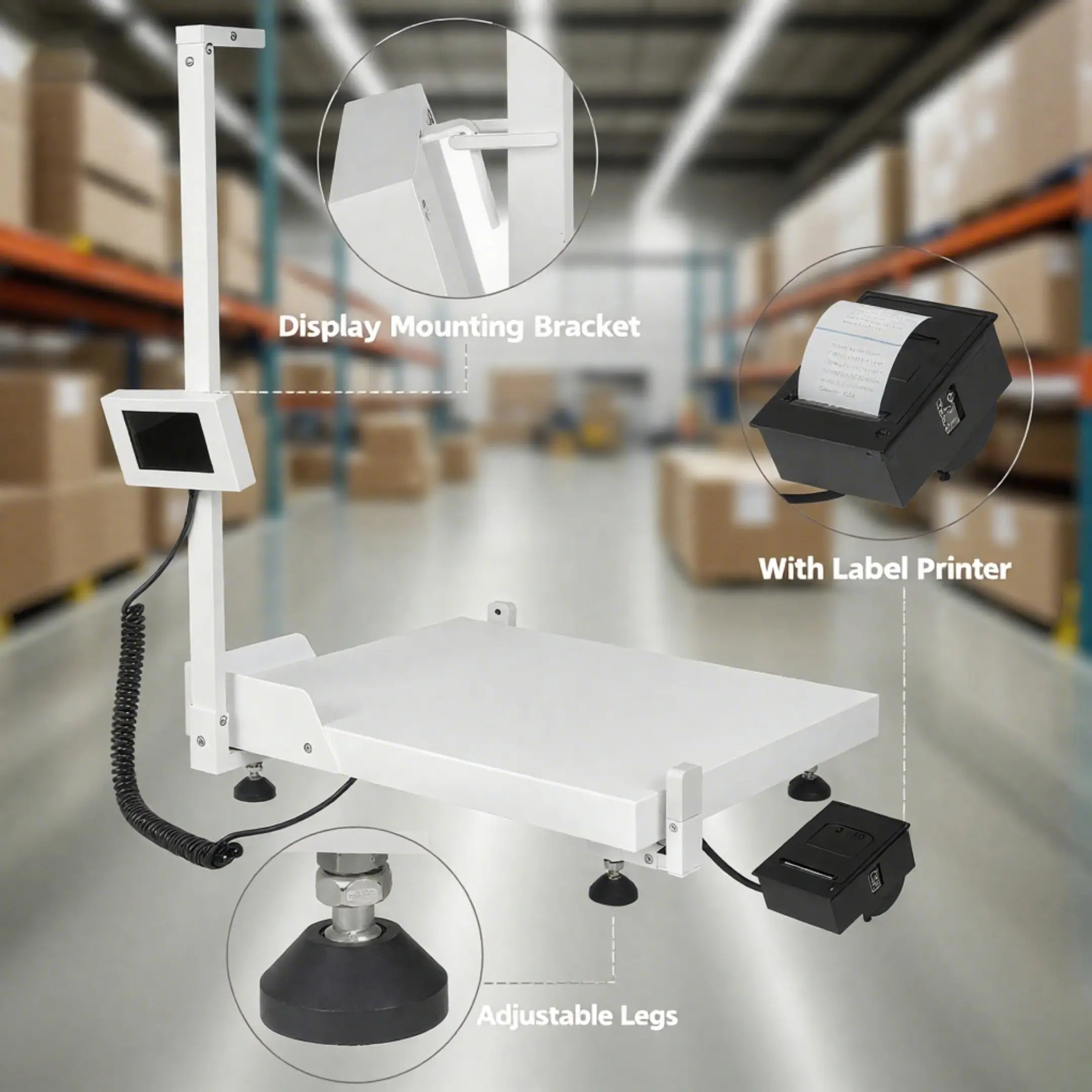 Auto Dimension & Weight Scale with LCD Display