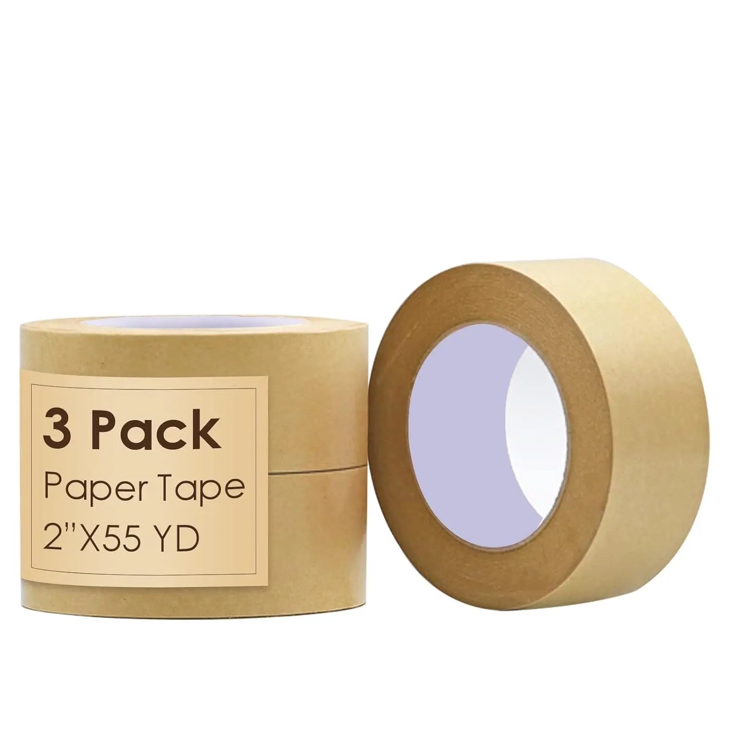 2" X55YD Brown Biodegradable Strong Adhesive Packing Tape