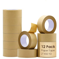2" X55YD Brown Biodegradable Strong Adhesive Packing Tape