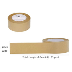 2" X55YD Brown Biodegradable Strong Adhesive Packing Tape