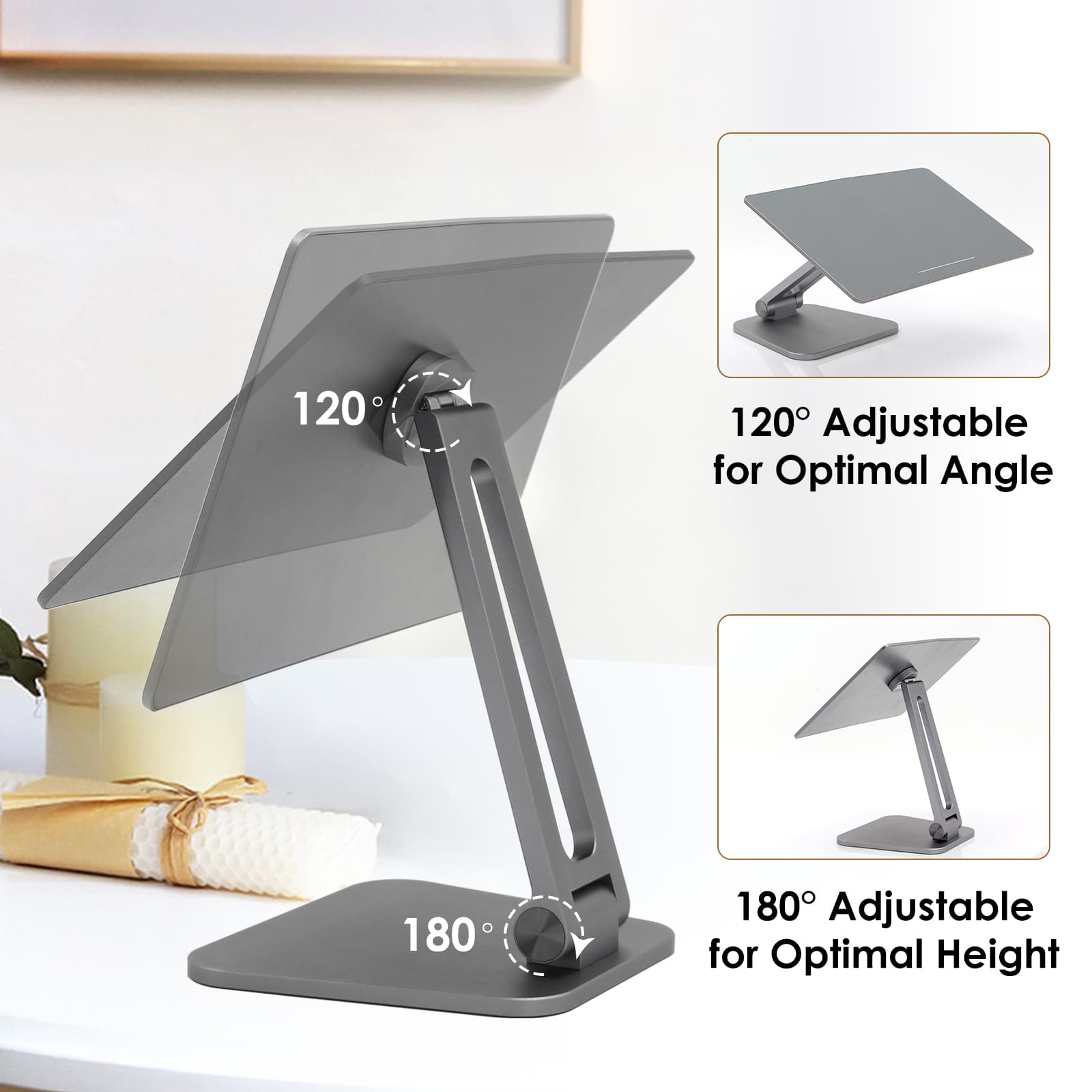 360° Adjustable And Foldable Magnetic Ipad Stand