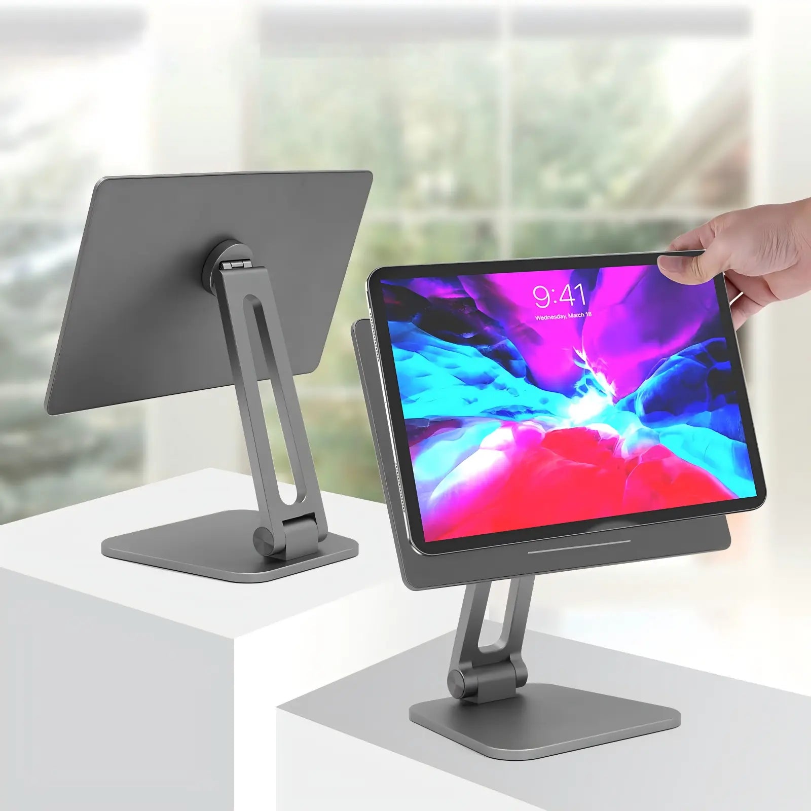 360° Aluminum Alloy Magnetic Tablet Stand - Ciao Stilista #