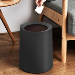 Round 3Gal Modern Open Top Trash Can with Inner Bucket-2 Pcs.