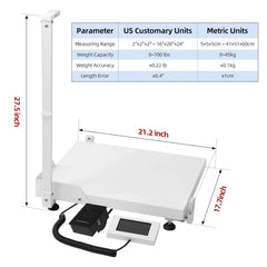 Auto Dimension & Weight Scale with LCD Display