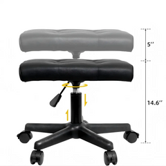 Adjustable Ergonomic Footrest Rolling Stool