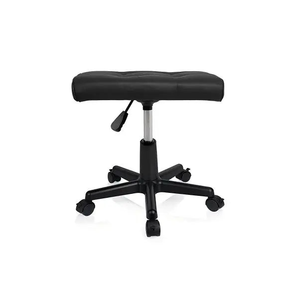 Adjustable Ergonomic Footrest Rolling Stool - Ciao Stilista #
