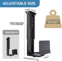 Adjustable Heavy Duty Wall Mount PC Holder