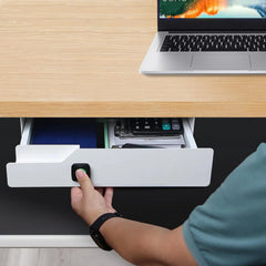 Biometric Locking Sliding Under Desk Drawer
