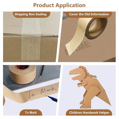 Brown Eco-Friendly Fiber Reinforced Packing Tape
