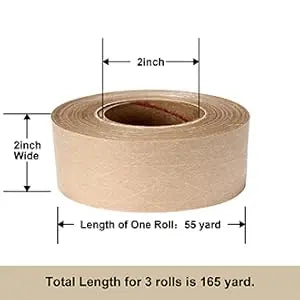 Brown Eco-Friendly Fiber Reinforced Packing Tape