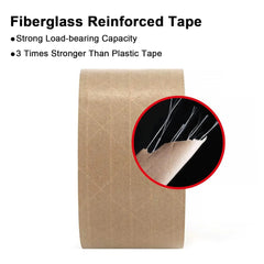Brown Eco-Friendly Fiber Reinforced Packing Tape