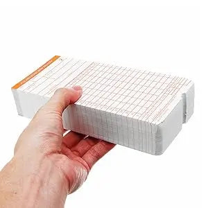 Double Sided Employee Monthly Time Card - 100 Pcs.