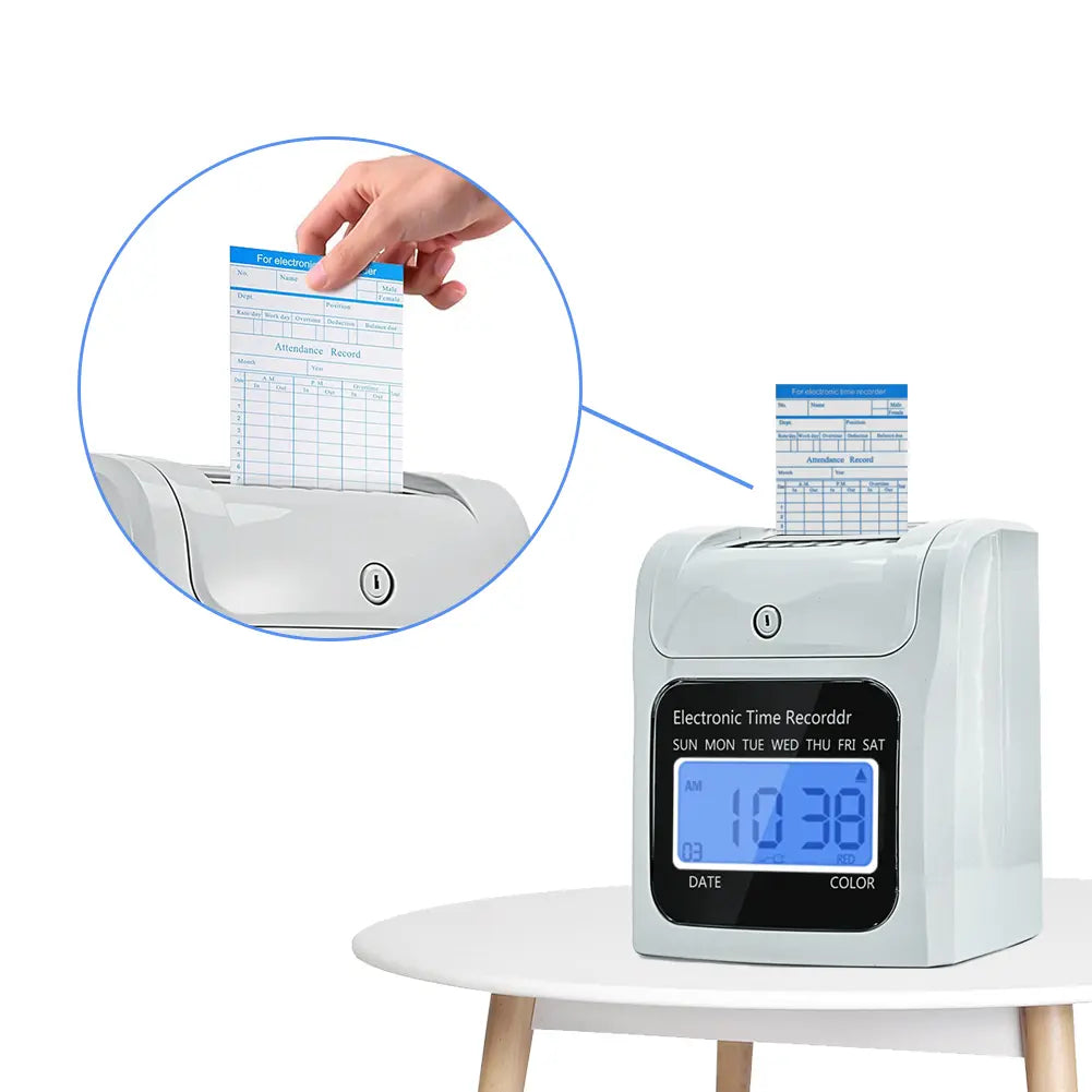 Employee Time Clock Cards- 100 Pcs. - Ciao Stilista #