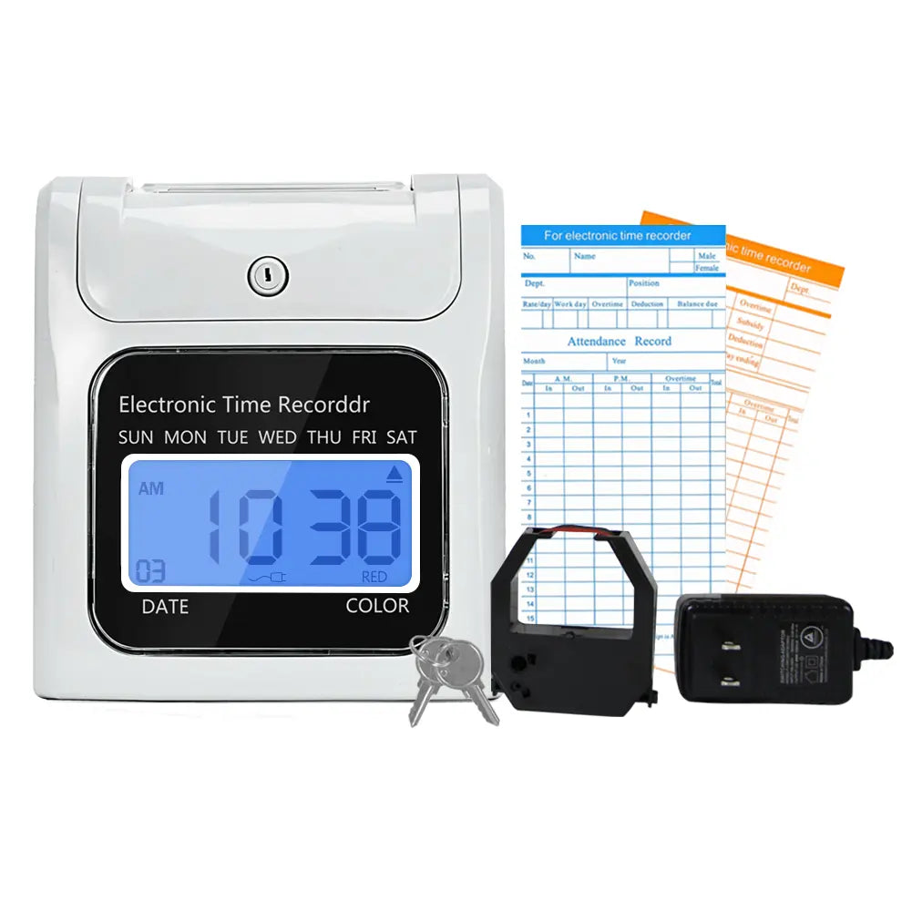 Keyed Automatic Employee Time Clock - Ciao Stilista #