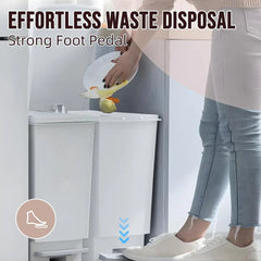 Large Trash Can With Lid and Foot Pedal