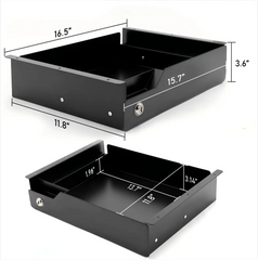 Lockable Under Desk Sliding Drawer - Ciao Stilista #