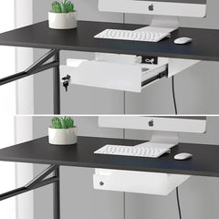 Multi-Function Under Desk Lockable Drawer with Charging Station