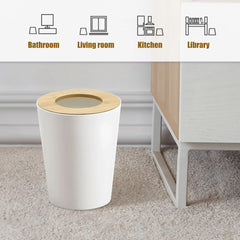 Multi-pack Modern Aesthetics Open Top Trash Can