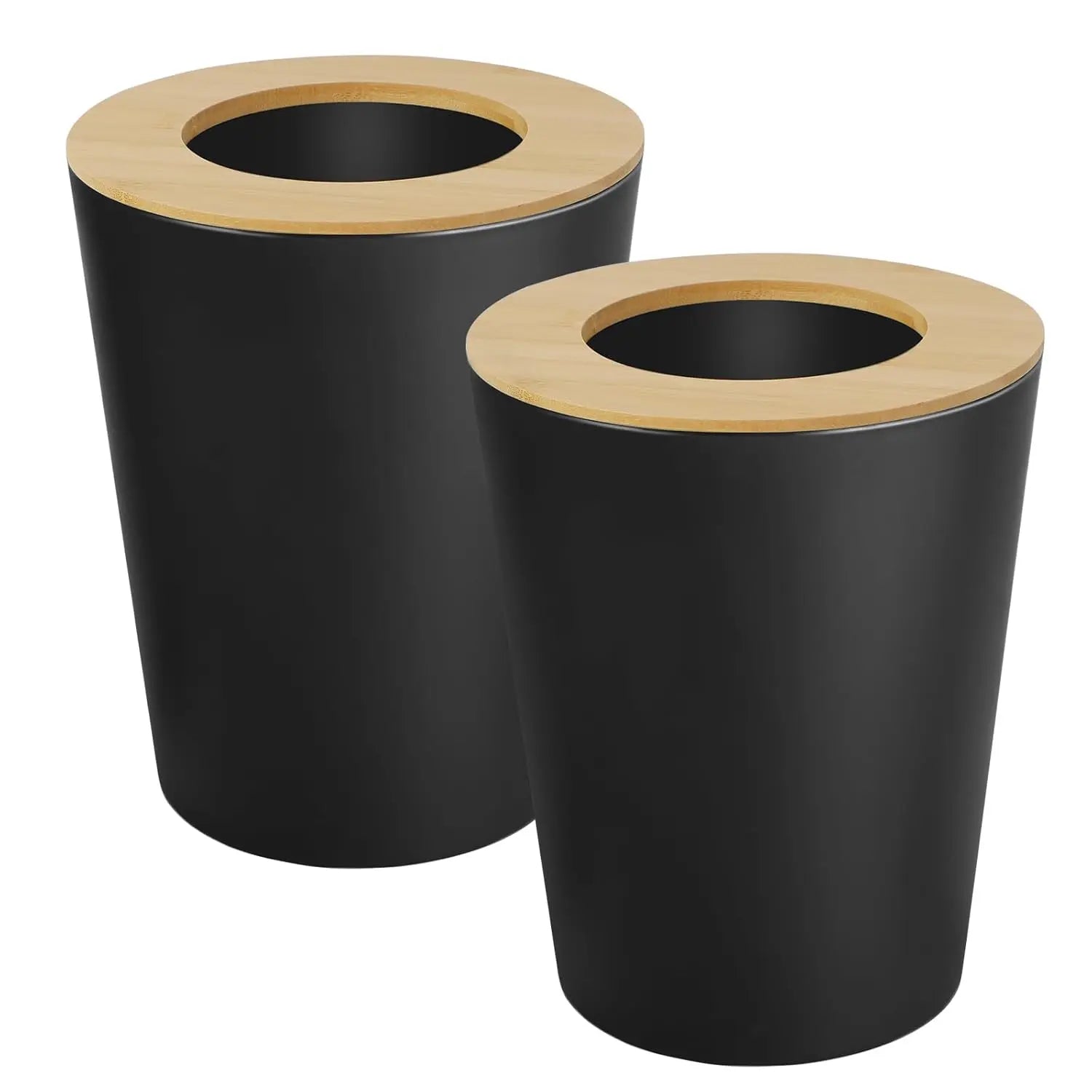 Multi-pack Modern Aesthetics Open Top Trash Can