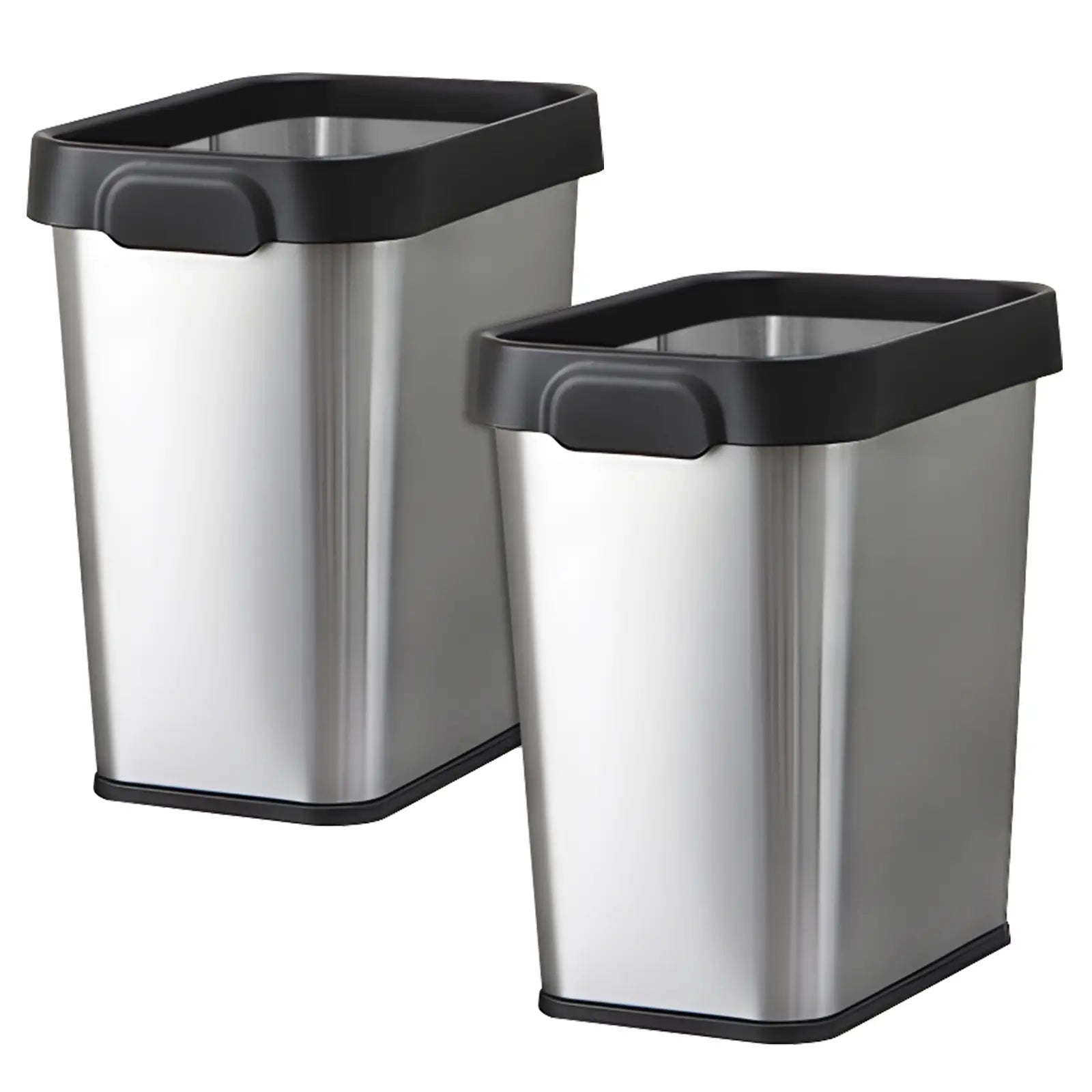 Multi-packs Rectangular Stainless Steel Trash Can - Ciao Stilista #
