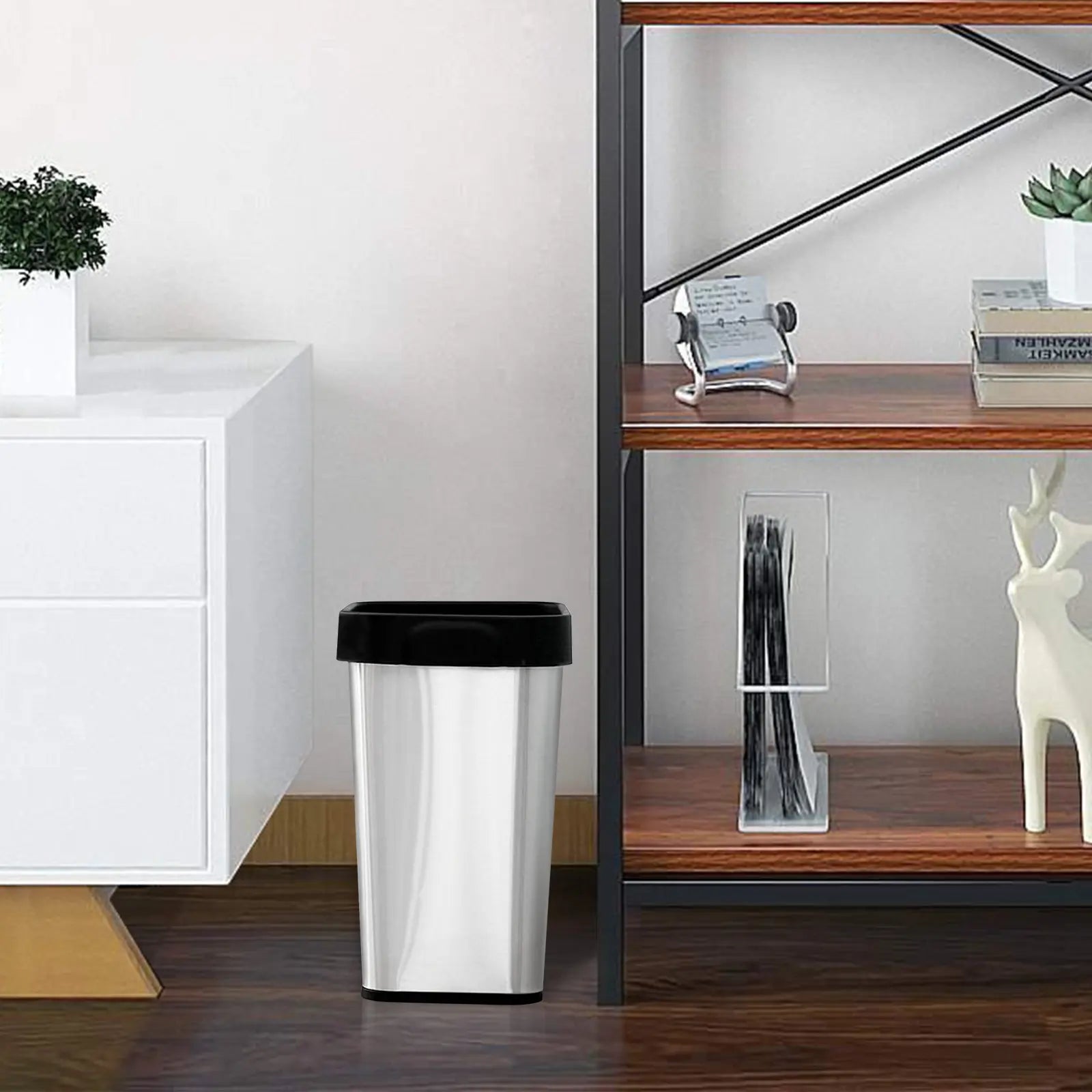 Multi-packs Rectangular Stainless Steel Trash Can - Ciao Stilista #