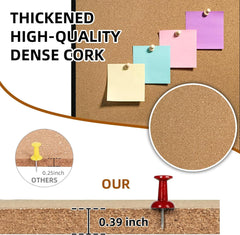 Office Wall-mount Cork Bulletins Board