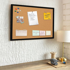 Office Wall-mount Cork Bulletins Board