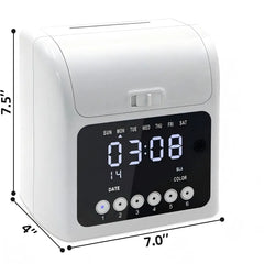 PIN Auto-Feed Digital Time Clock with Cards