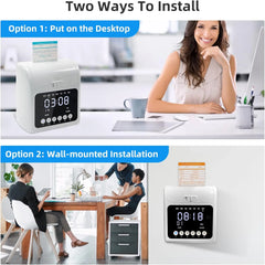 PIN Version Auto Aligned Time Clock for Small Businesses
