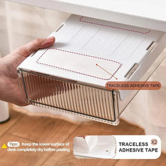 Slide-out under Desk Storage Drawer - 2 pcs