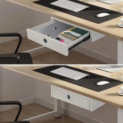 Under Desk Mounted Lockable Drawer with Fingerprint Lock