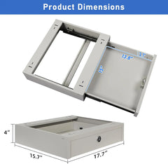 Under Desk Mounted Lockable Drawer with Fingerprint Lock