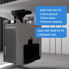 Upgraded Wall Mount Heavy Duty Computer PC Case