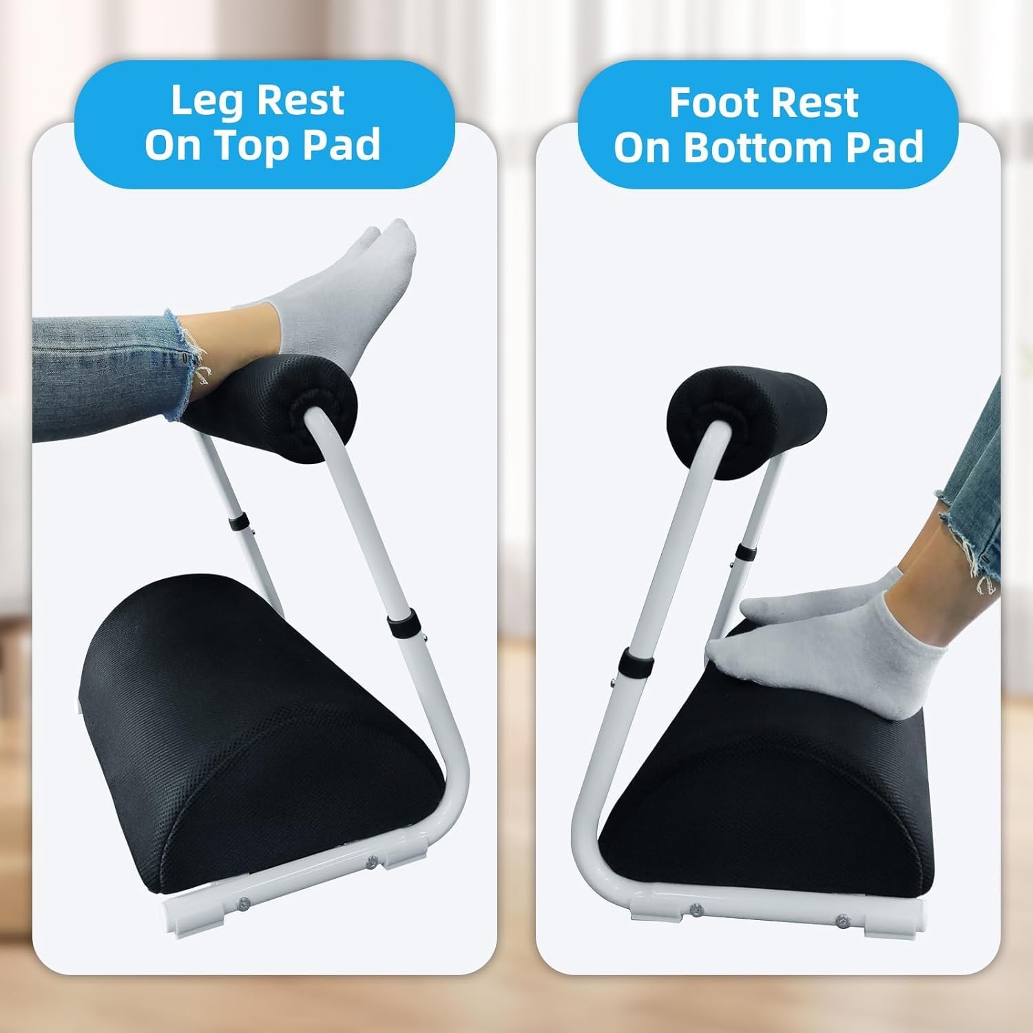 djustable Ergonomic Under-Desk Footrest