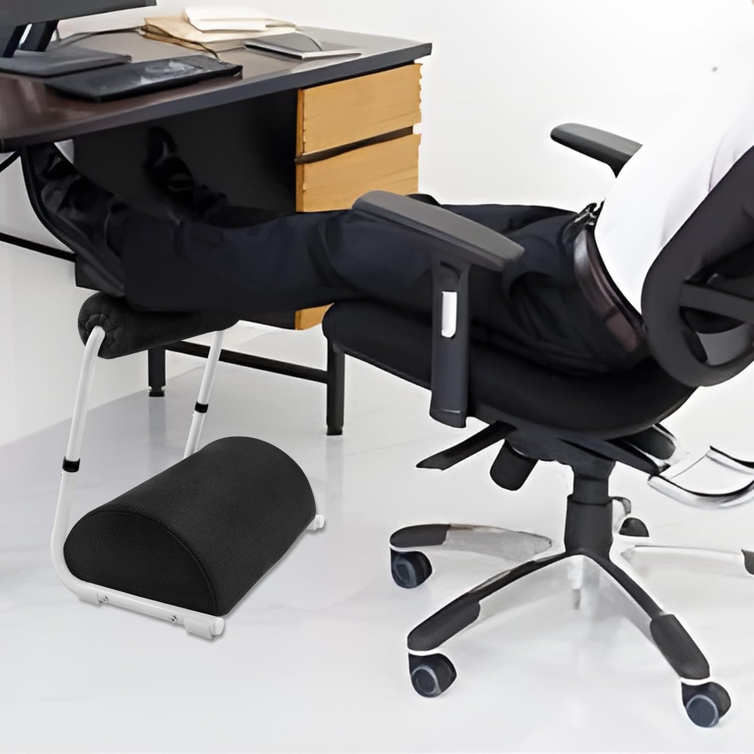 djustable Ergonomic Under-Desk Footrest