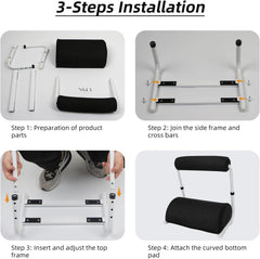 djustable Ergonomic Under-Desk Footrest